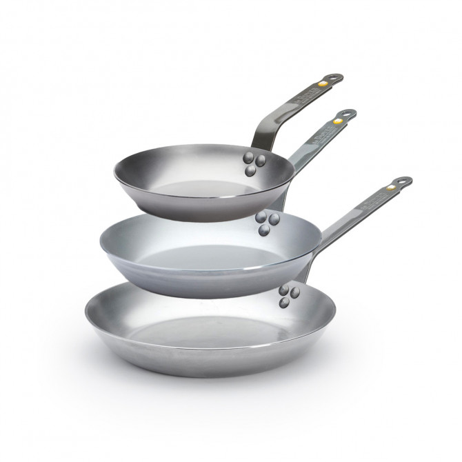 Poêles Mini En Fonte Lot De 4 - 12,7 Cm De Diamètre, Antiadhésives, Poignées, Passent Au Four, Pour Portions Individuelles