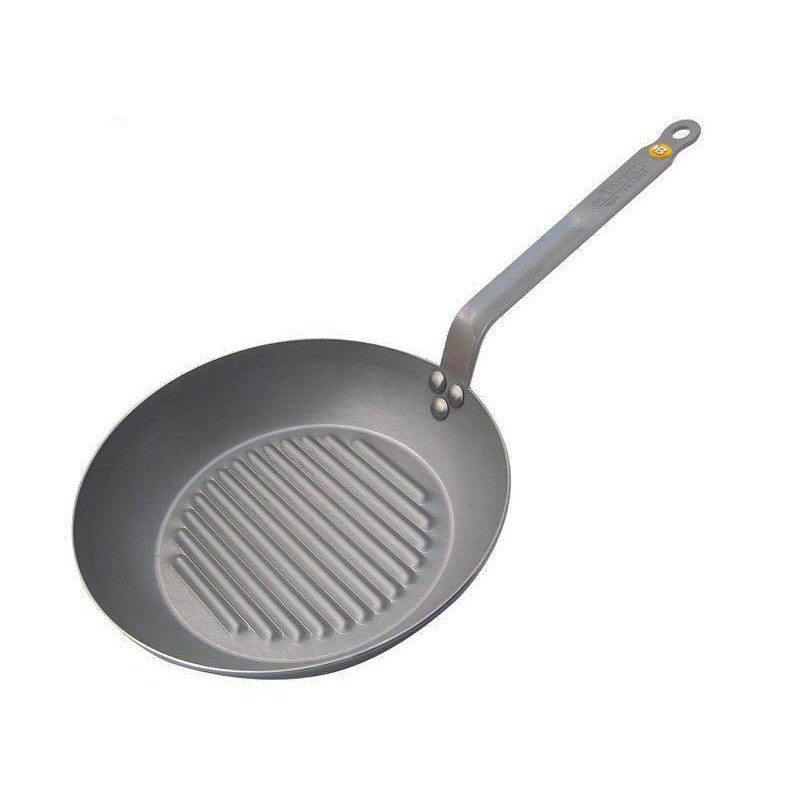 De Buyer's Mineral Iron Grill Skillet