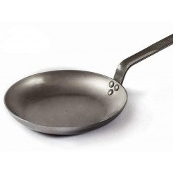 De Buyer - Sartén de cobre y acero inoxidable (mango de hierro,  profesional) : .es: Hogar y cocina