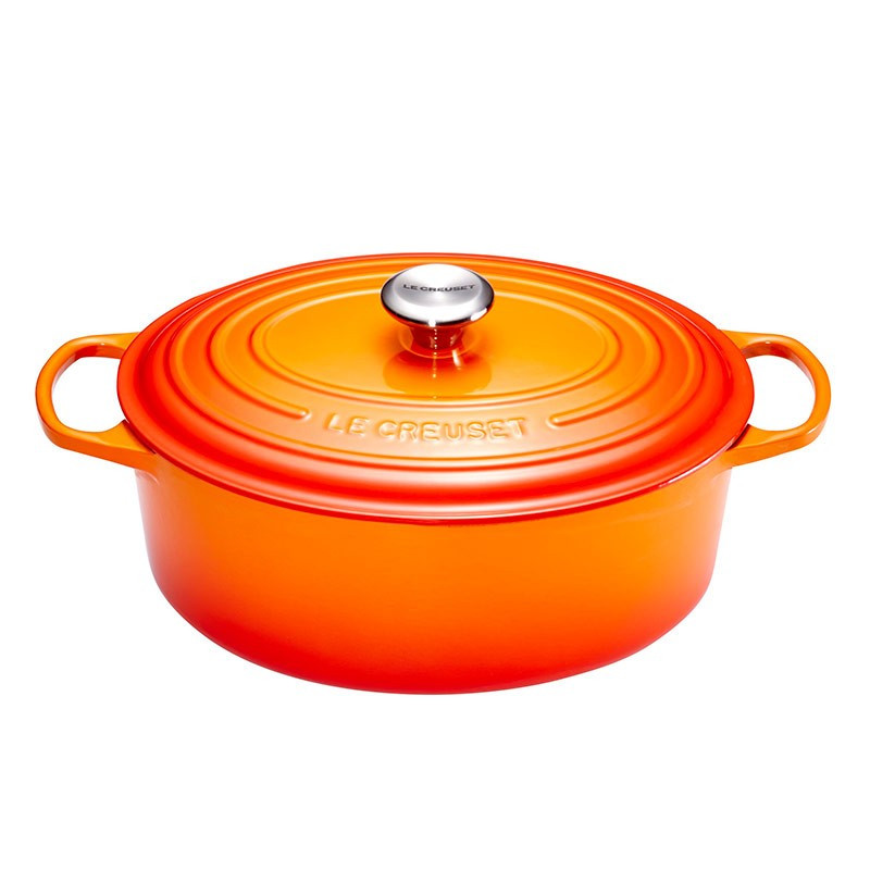 Cocotte Ovalada con Tapa Le Creuset, varias medidas y colores. Cocotte Ovalada con Tapa Le Creuset, varias medidas y colores.