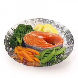 Vaporera OXO Rejilla Cestillo para cocinar al vapor