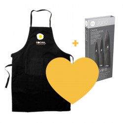 Pack cuchillos y delantal Canal Cocina