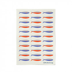 Paño de cocina colección Koadro Sardines de Jean Vier