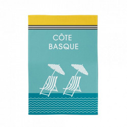 Paño de cocina Kontatu Côte Basque Lagune de Jean Vier