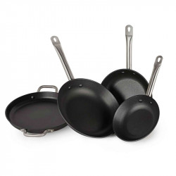 Conjunto de 4 frigideiras em ferro fundido BOJ
