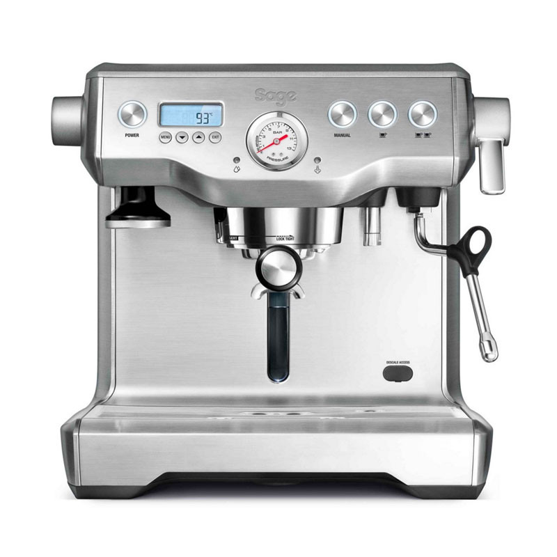Gebruik het handmatige koffiezetapparaat met dubbele boiler